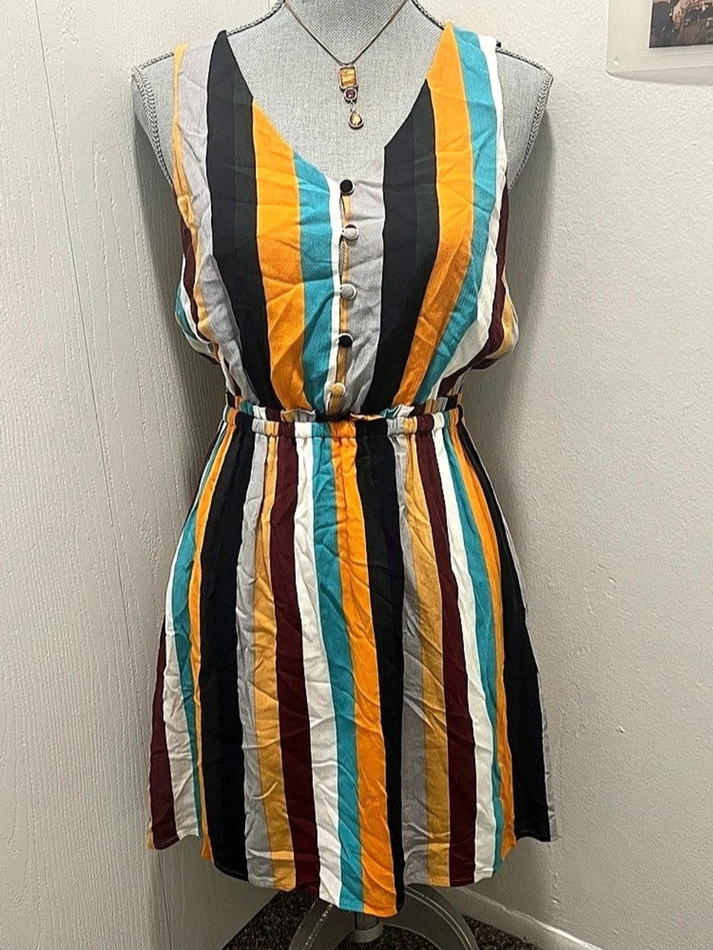 Andrée by UNIT Striped Mini Dress